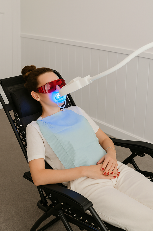 What Does Blue LED Light Actually Do in Teeth Whitening